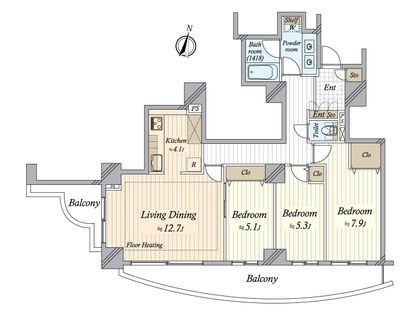 間取図(平面図)