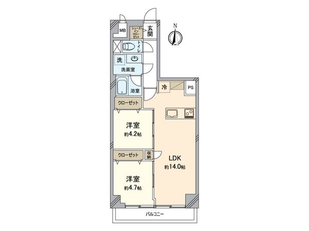 秀和亀戸2丁目レジデンス 間取図(平面図)
