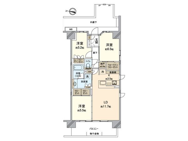 オーベル住吉マスターテラス 間取図(平面図) オーベル住吉マスターテラス 間取図(平面図)