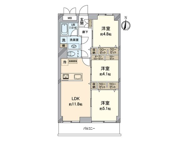 パシフィック両国 間取図(平面図)
