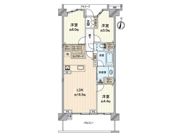 ラヴィアンコート墨田業平 間取図(平面図)