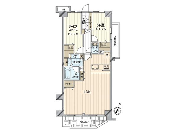 モアステージ墨田 間取図(平面図)
