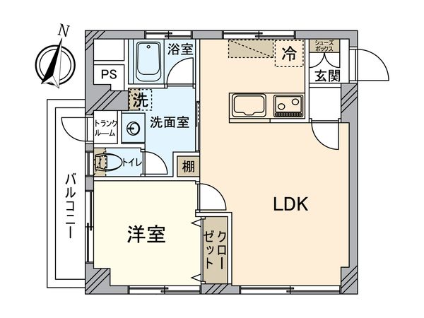 業平マンション 間取図(平面図) 間取図(平面図)