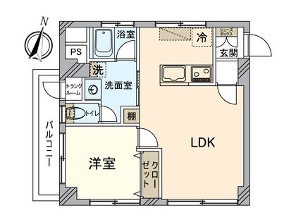 業平マンション 間取図(平面図) 間取図(平面図)