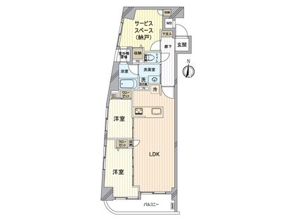 セントレー亀戸 間取図(平面図) 間取図(平面図)