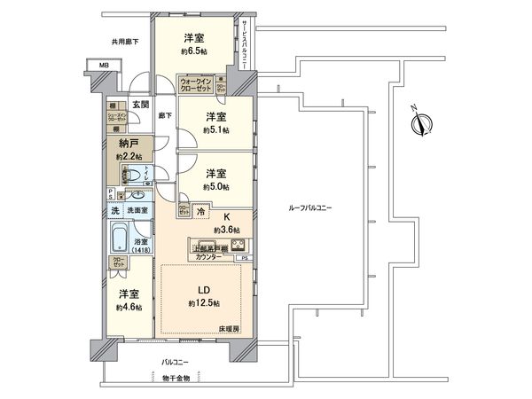シティテラス平井 間取図(平面図) シティテラス平井 間取図(平面図)