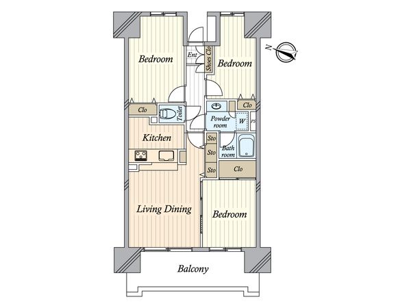 イーストパークス大島セントラルスクエア 間取図(平面図) イーストパークス大島セントラルスクエア 間取図(平面図)
