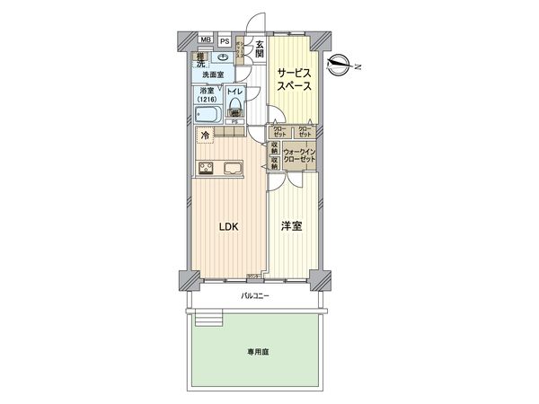 エクセレンス業平 間取図(平面図)