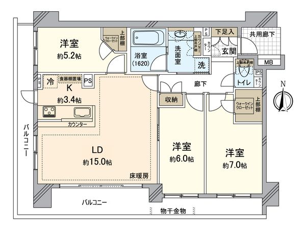 アスコットパーク住吉クラリス 間取図(平面図) アスコットパーク住吉クラリス 間取図(平面図)