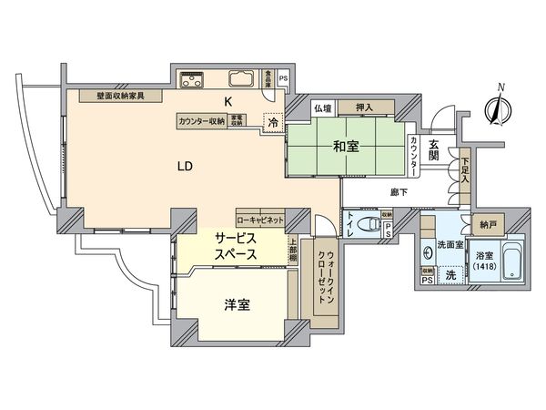 ザ・ガーデンタワーズ サンセットタワー 間取図(平面図) ザ・ガーデンタワーズ サンセットタワー 間取図(平面図)