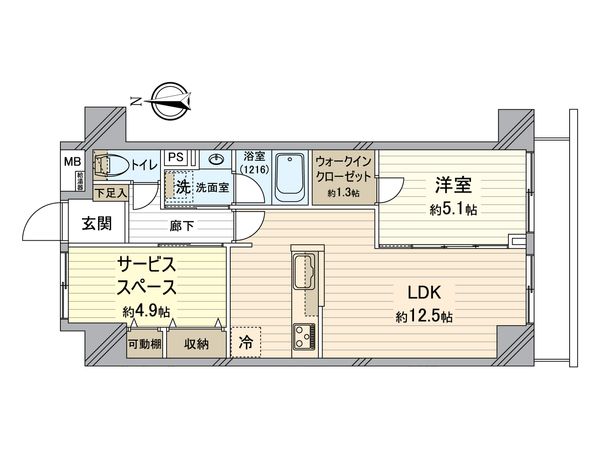 菱和パレス本所吾妻橋ステーションビュー 間取図(平面図) 間取図(平面図)