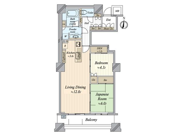 パークタワー亀戸ステーションアリーナ 間取図(平面図) パークタワー亀戸ステーションアリーナ 間取図(平面図)