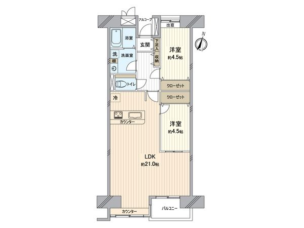 アーバンハイツ北砂 間取図(平面図) アーバンハイツ北砂 間取図(平面図)