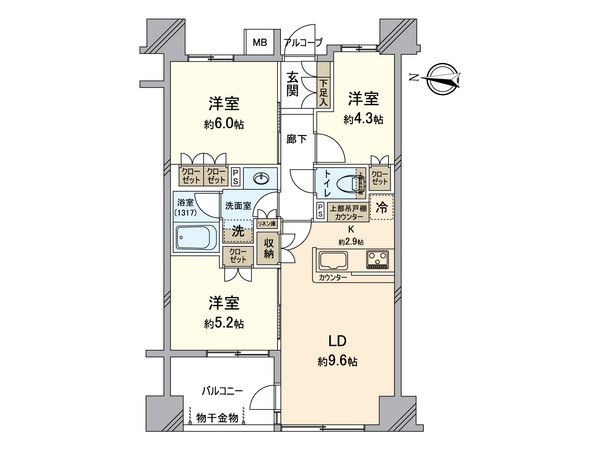 パークホームズ錦糸町エアヴェール 間取図(平面図) パークホームズ錦糸町エアヴェール 間取図(平面図)
