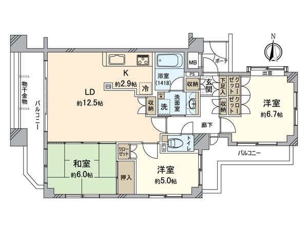 間取図(平面図)