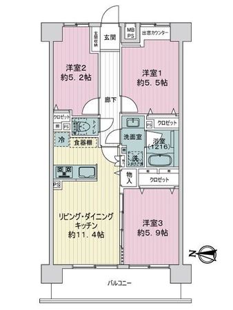 間取図(平面図)
