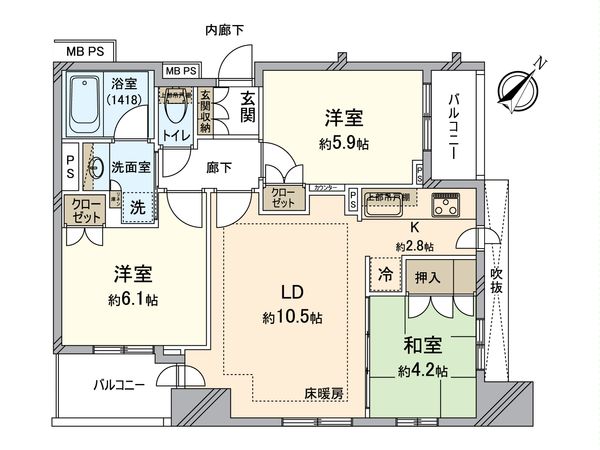 間取図(平面図)