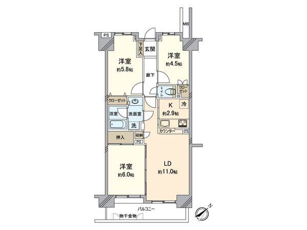 間取図(平面図)