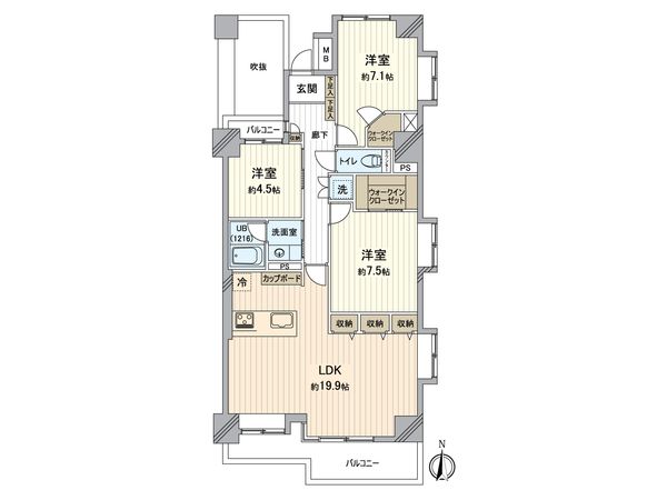 間取図(平面図)