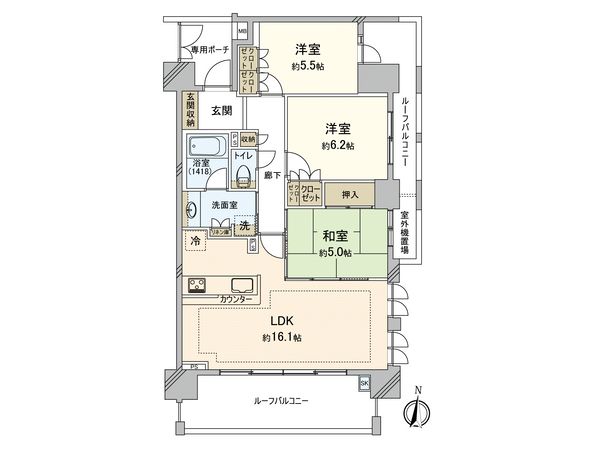 間取図(平面図)