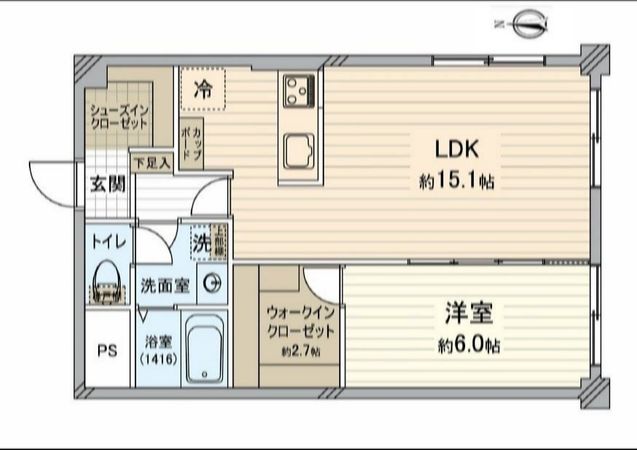 カーサ錦糸町 間取図(平面図) 間取図(平面図)