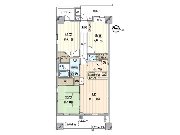 間取図(平面図)