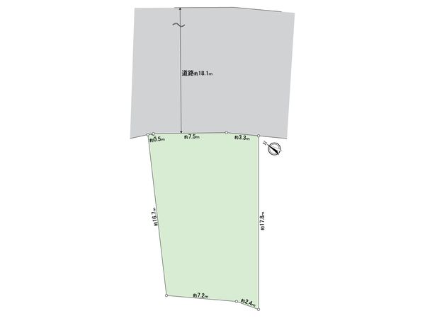 葛飾区東金町5丁目 土地 区画図 葛飾区東金町5丁目 土地 区画図