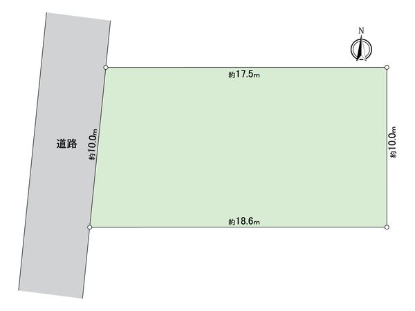 葛飾区東水元4丁目 土地 区画図