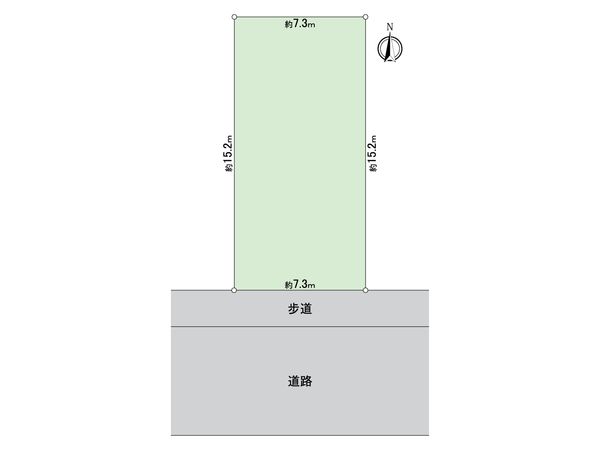 葛飾区南水元2丁目 土地 区画図