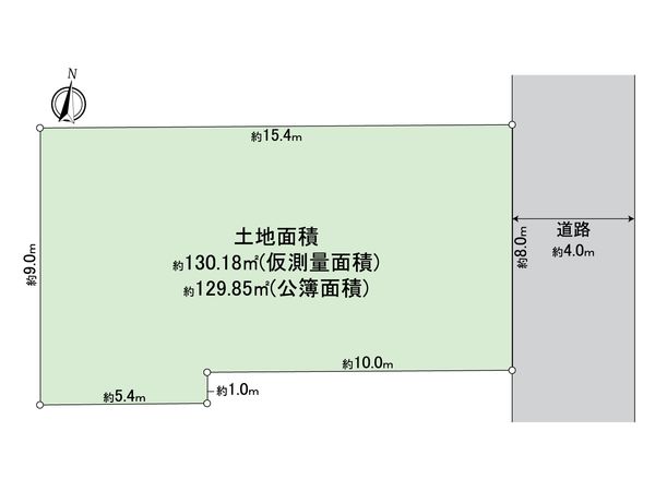 葛飾区水元4丁目土地 区画図