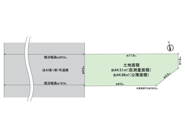 葛飾区堀切7丁目 土地 区画図 区画図