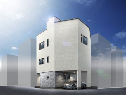 葛飾区西亀有3丁目戸建 外観パース図