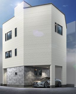 葛飾区西亀有3丁目戸建 外観パース図