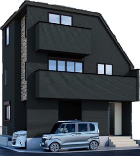 葛飾区水元4丁目新築戸建 2号棟 外観パース図