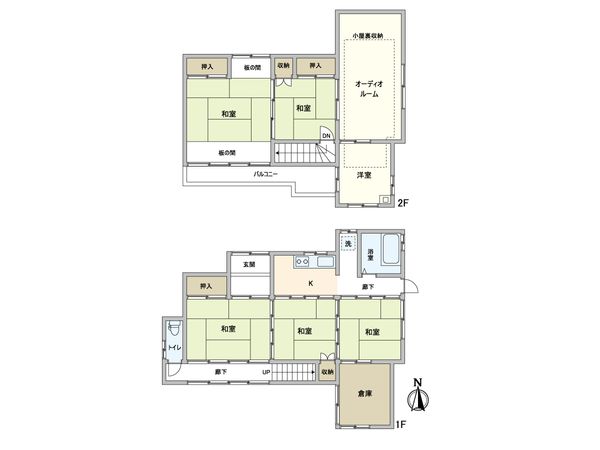 葛飾区新宿2丁目戸建 間取図(平面図) 葛飾区新宿2丁目戸建 間取図(平面図)
