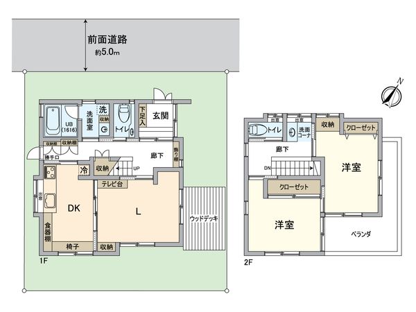 葛飾区南水元2丁目 戸建 間取図(平面図)