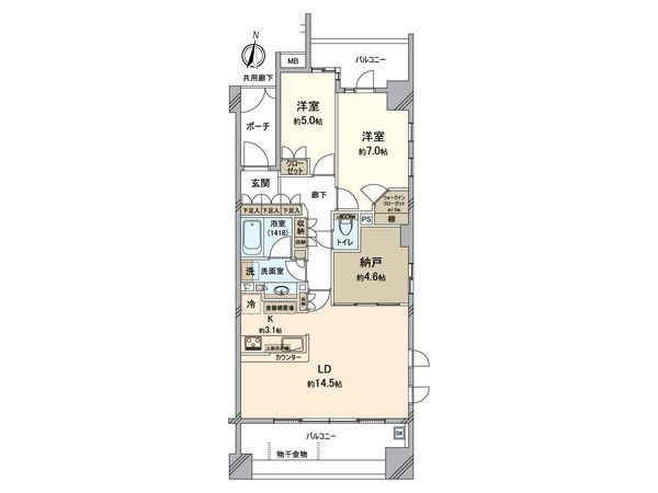 パークホームズ綾瀬ステーションプレミア 間取図(平面図)