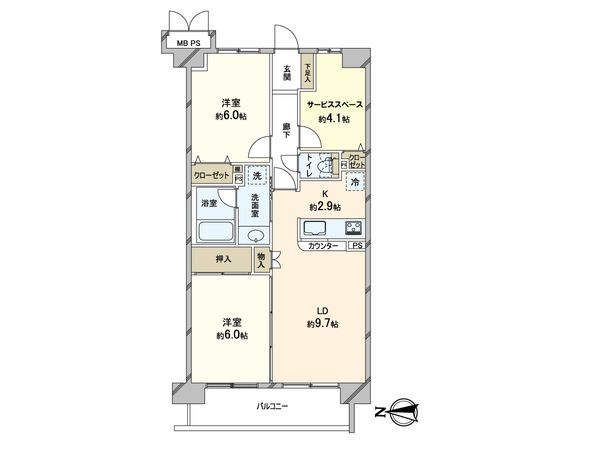 間取図(平面図)