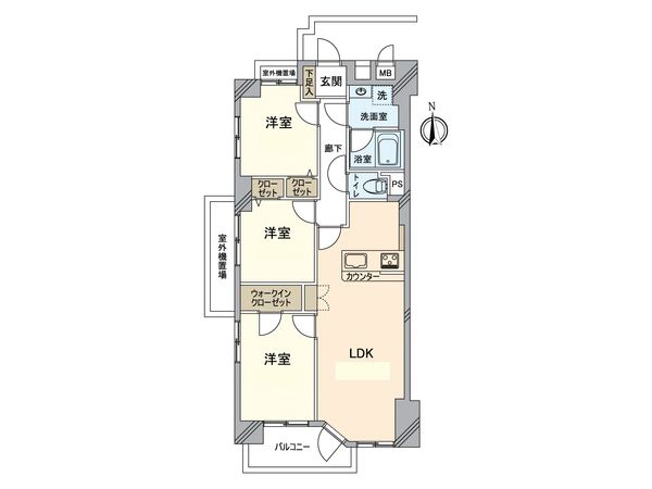 ソフトタウン綾瀬 間取図(平面図) ソフトタウン綾瀬 間取図(平面図)
