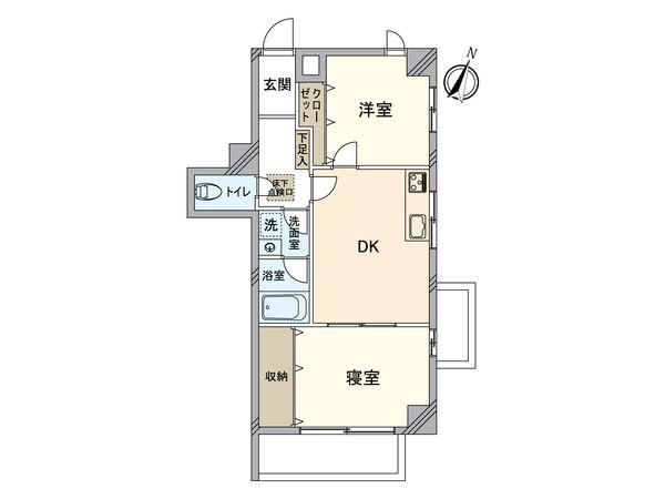 ヴィラオート北綾瀬 間取図(平面図)