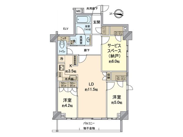 オープンレジデンシア北綾瀬コート 間取図(平面図) 間取図(平面図)