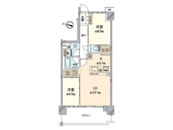 アデニウム ザ・オアシスガーデン 間取図(平面図)