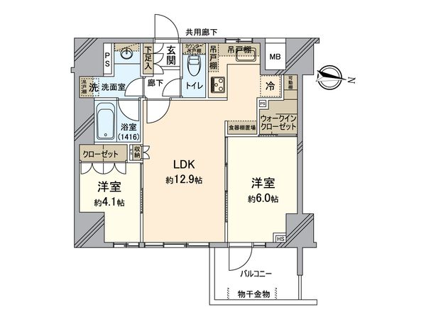 オープンレジデンシア綾瀬 間取図(平面図)