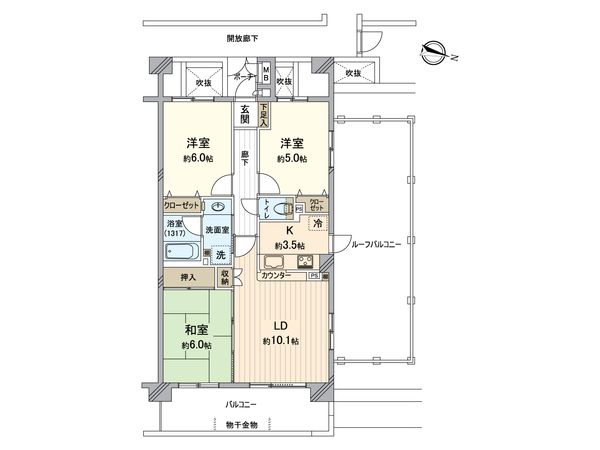 ザ・ウィンベル竹ノ塚 間取図(平面図) 間取図(平面図)