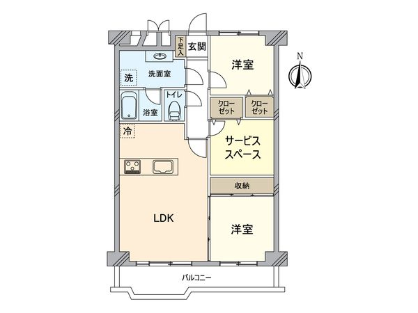 ボナハイツ中川 A棟 間取図(平面図)