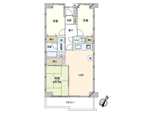 ガーデンプラザ柴又 壱番館 間取図(平面図) ガーデンプラザ柴又 壱番館 間取図(平面図)