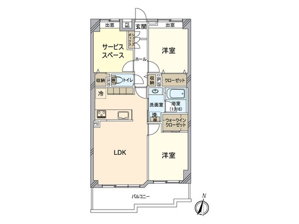 ハイホーム亀有弐番館 間取図(平面図) ハイホーム亀有弐番館 間取図(平面図)