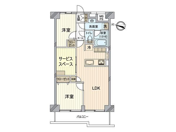 メイツ綾瀬 間取図(平面図)