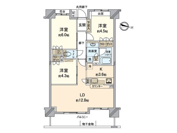 間取図(平面図)