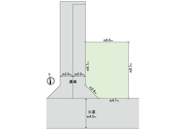 江戸川6丁目 土地 区画図 区画図